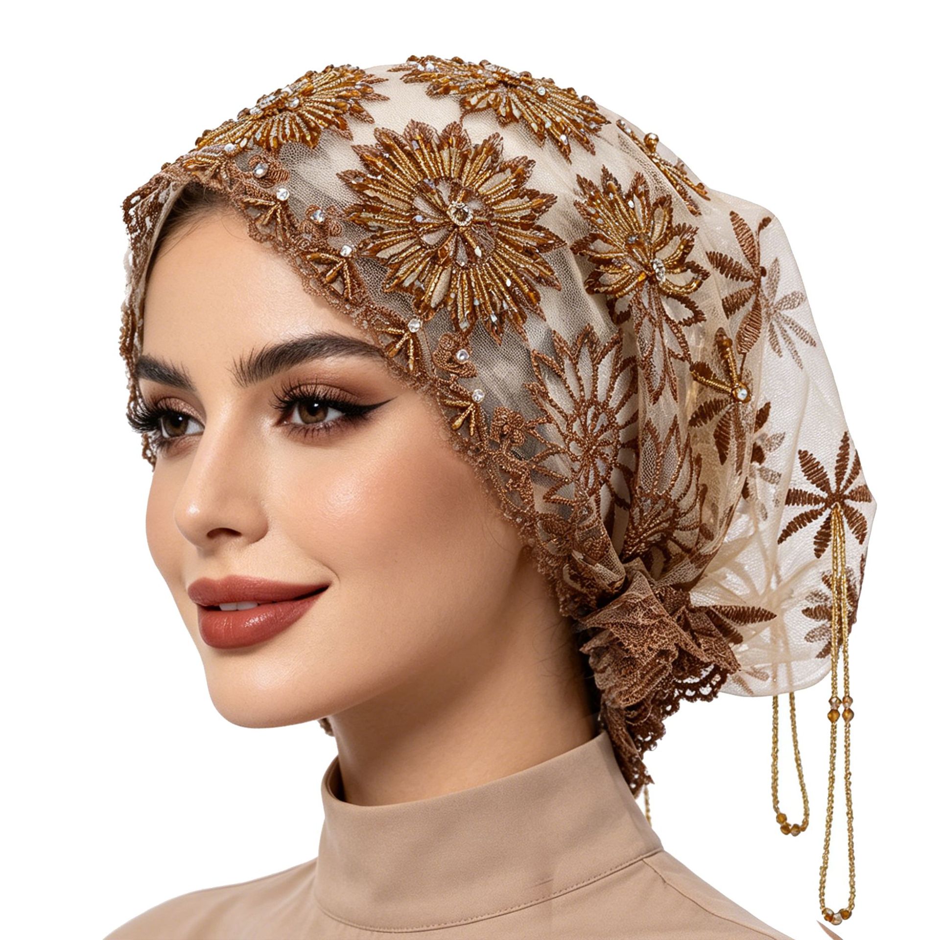 Women's Hijab Hats Muslim Eleg - Women Fashion Wear のレビューと価格