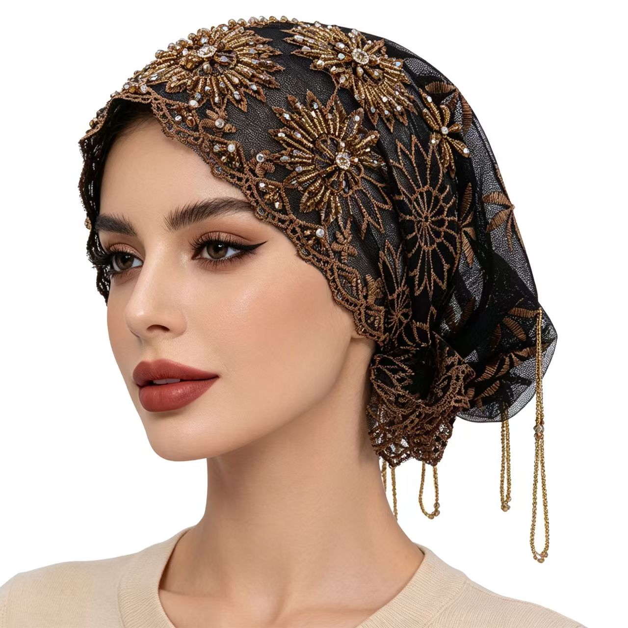 Women's Hijab Hats Muslim Eleg - Women Fashion Wear のレビューと価格