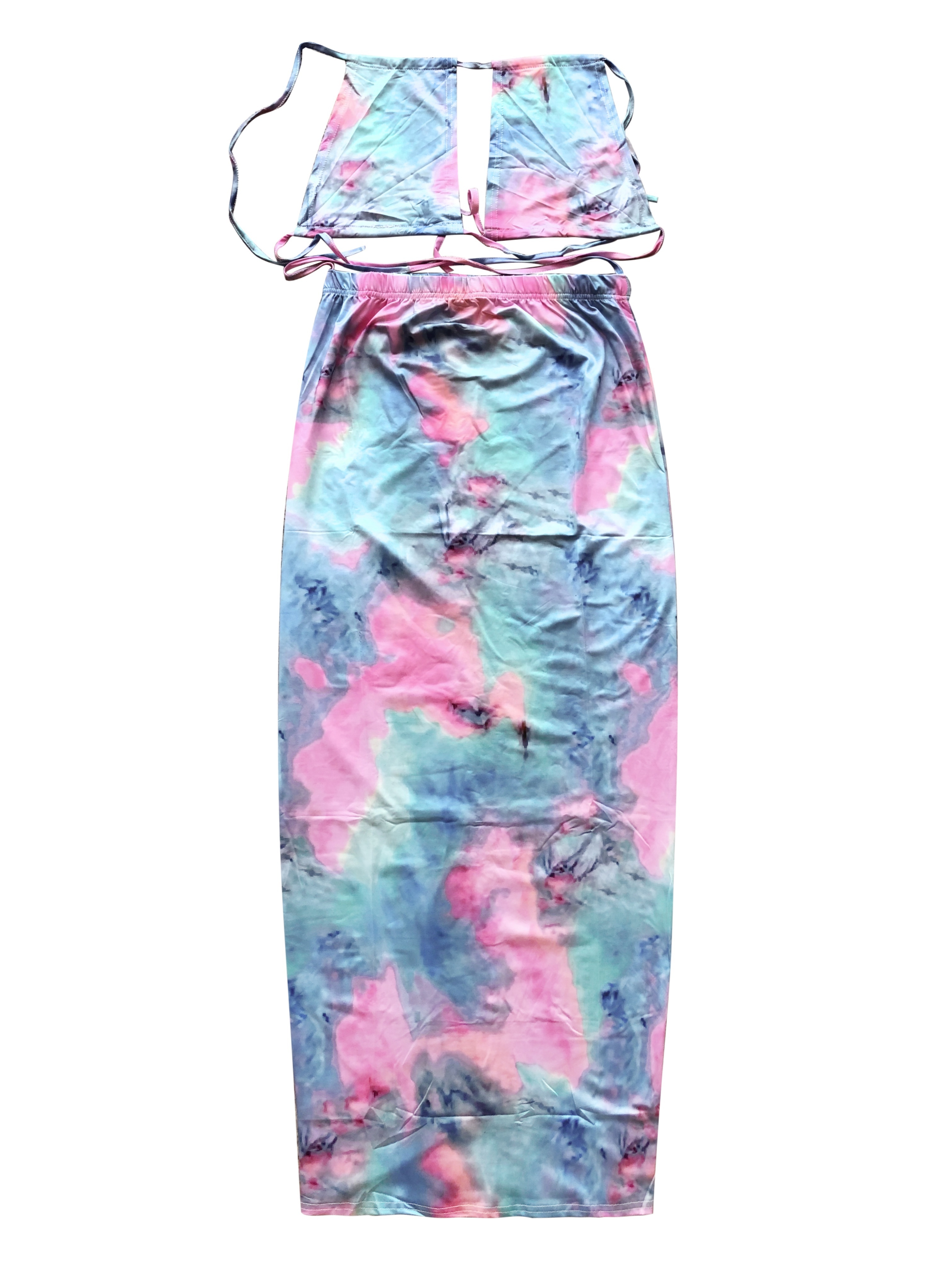 Tie Dye Sexy Two-piece Set, Ha - Tie Dye Two Piece のレビューと価格