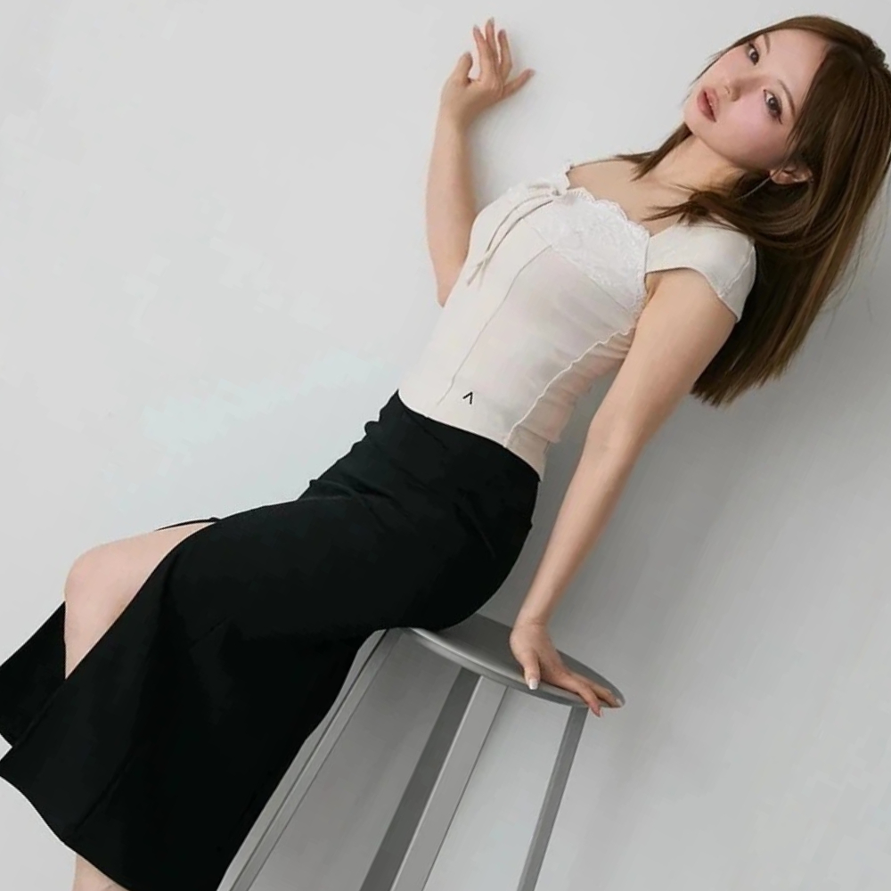 Japanese Style Lace Patchwork  - Women Fashion Japan のレビューと価格