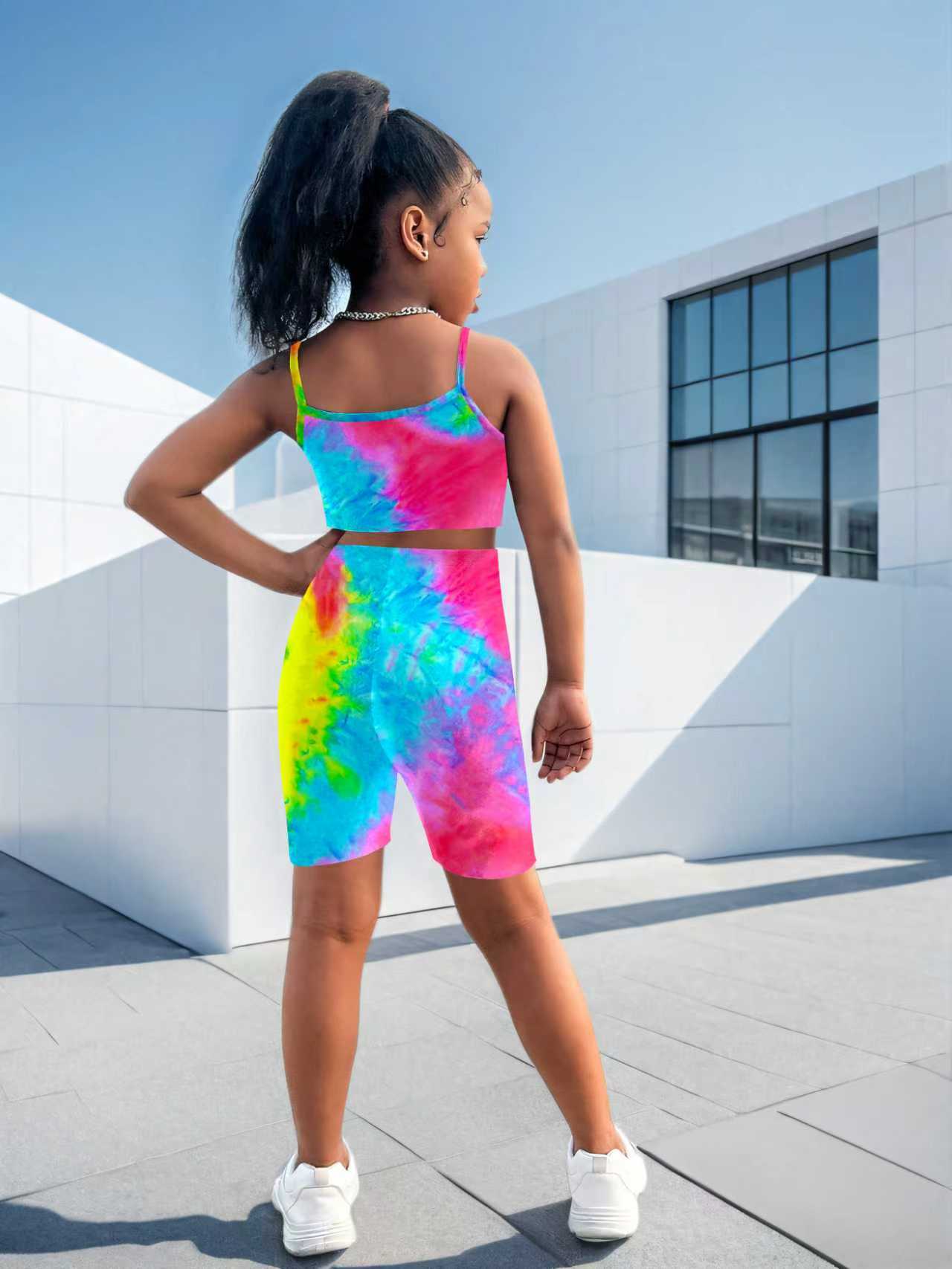 Girls' Two-Piece Tie-Dye Set – - Tie Dye Two Piece のレビューと価格