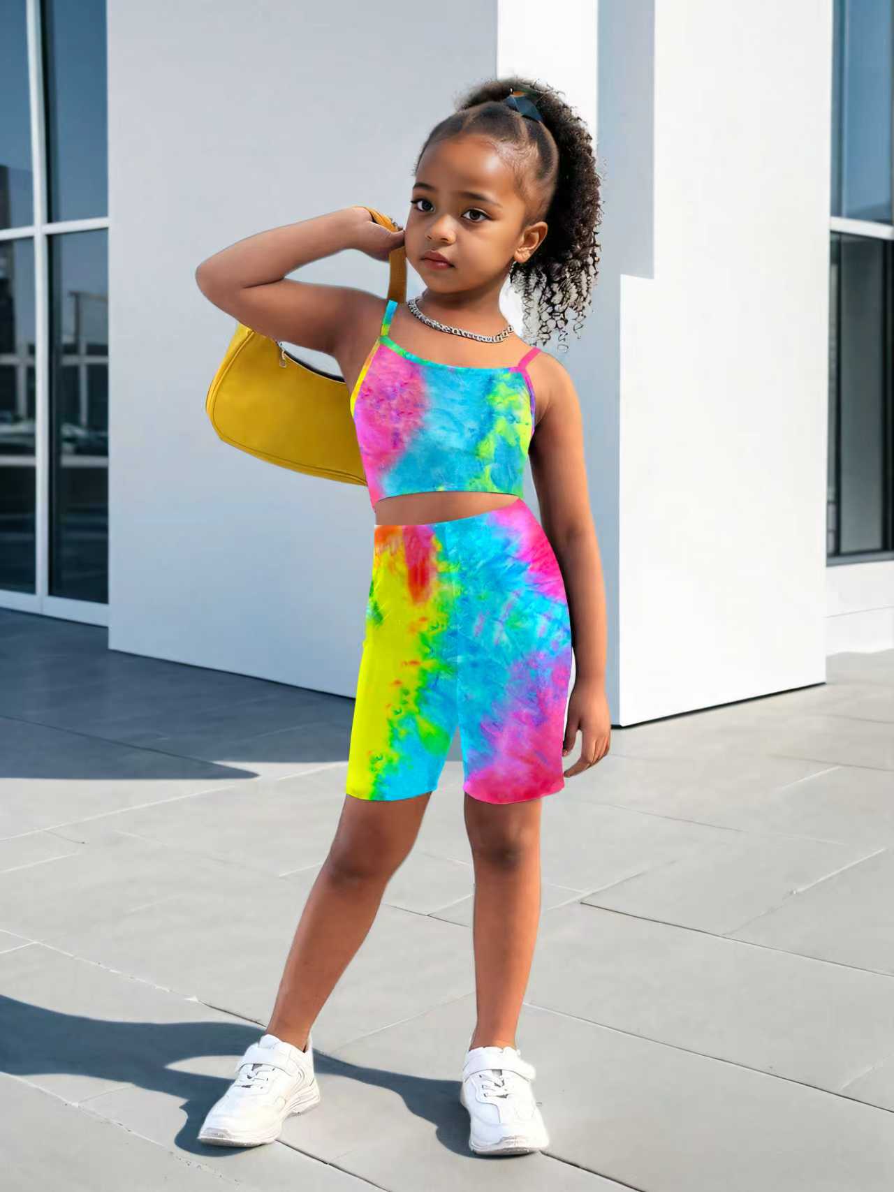 Girls' Two-Piece Tie-Dye Set – - Tie Dye Two Piece のレビューと価格