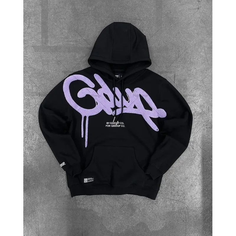 Colorful Retro Punk Letter Emb - Hoodie Women Oversized のレビューと価格