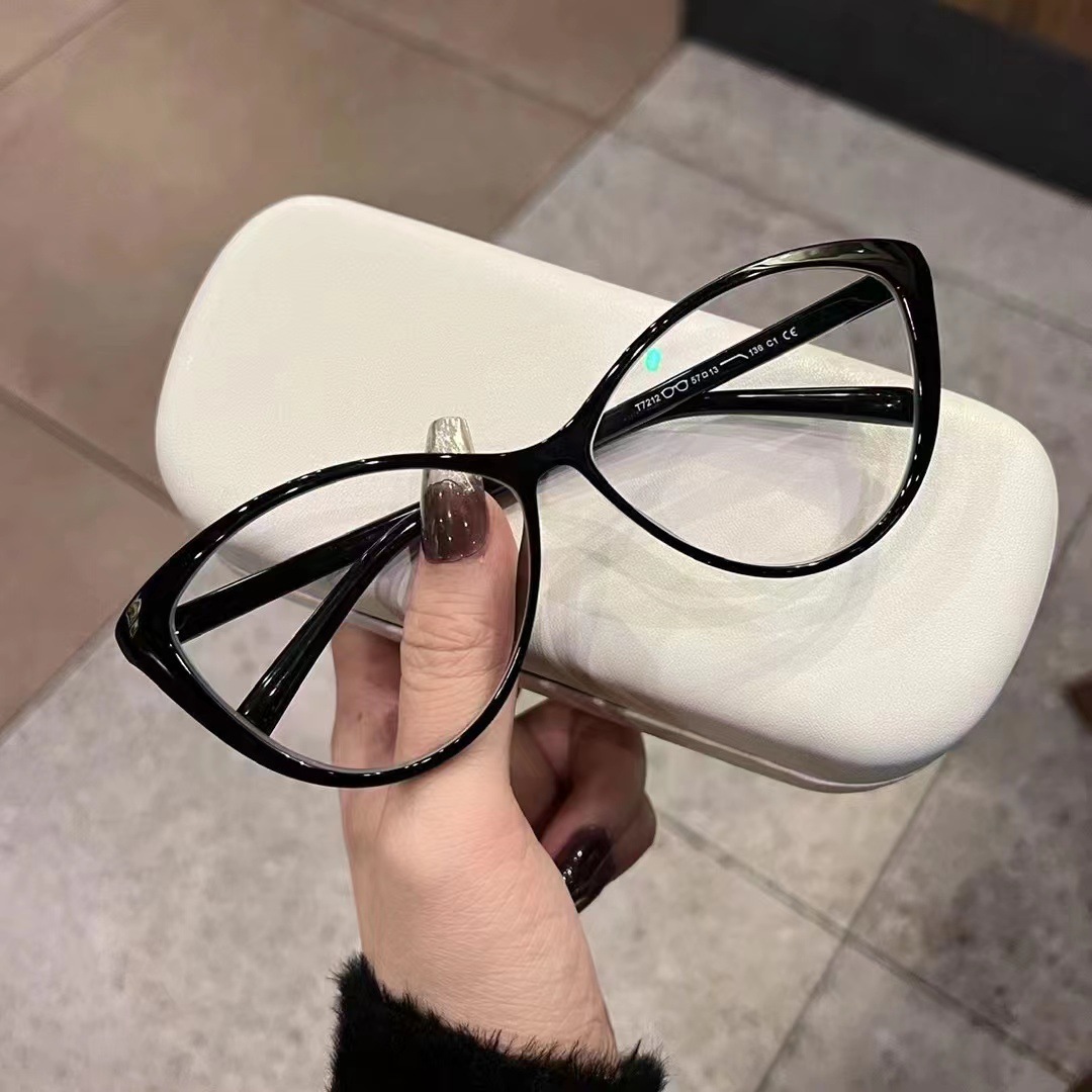 New Large-frame Cat-eye Retro  - Women'S Fashion Glasses Non Prescription のレビューと価格