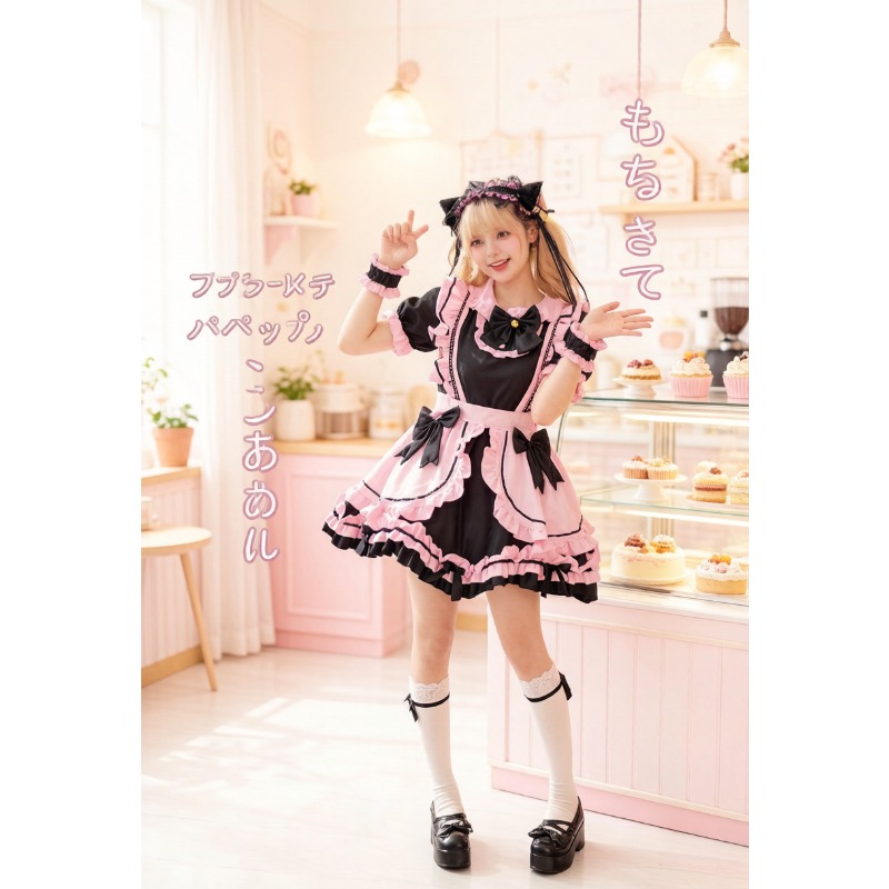 Japanese Style Black Pink Loli - Women'S Fashion Designer Clothes のレビューと価格