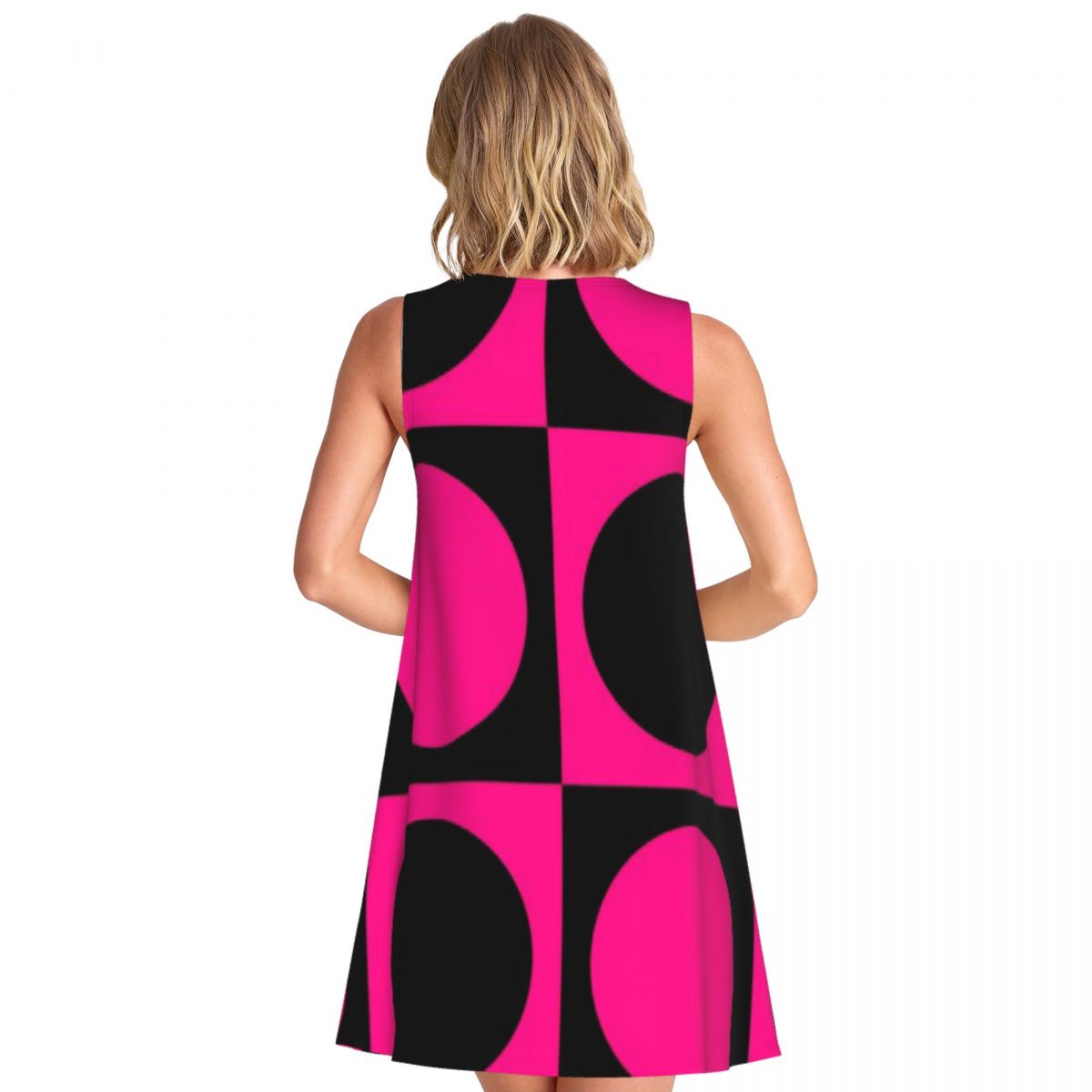 60s Pink Circle Mod Mondrian W - Women'S Fashion In The 60S のレビューと価格