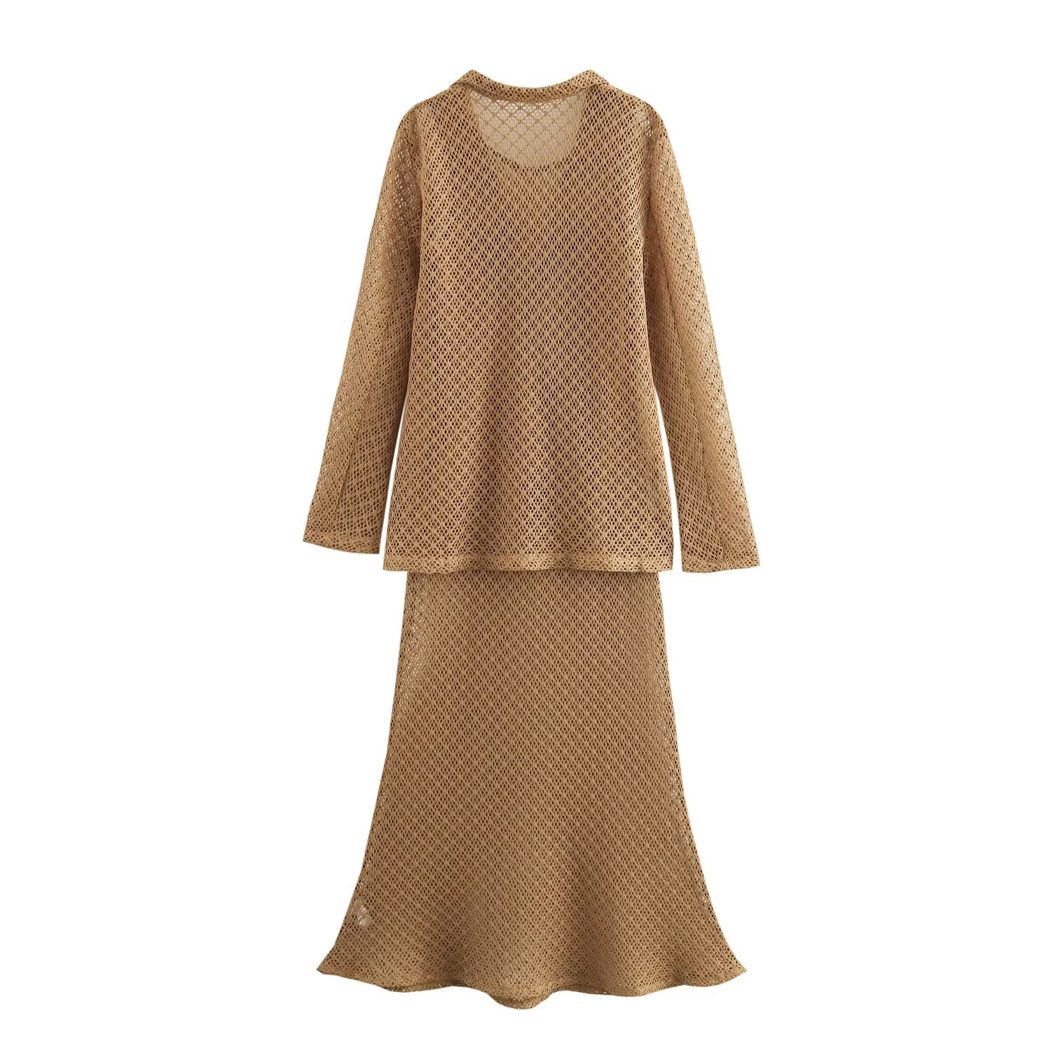 2025 Early Spring New European - Longline Cardigan Knit のレビューと価格