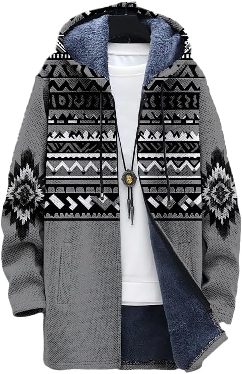 Men's Aztec Jacket Cardigan We - Longline Cardigan Knit のレビューと価格