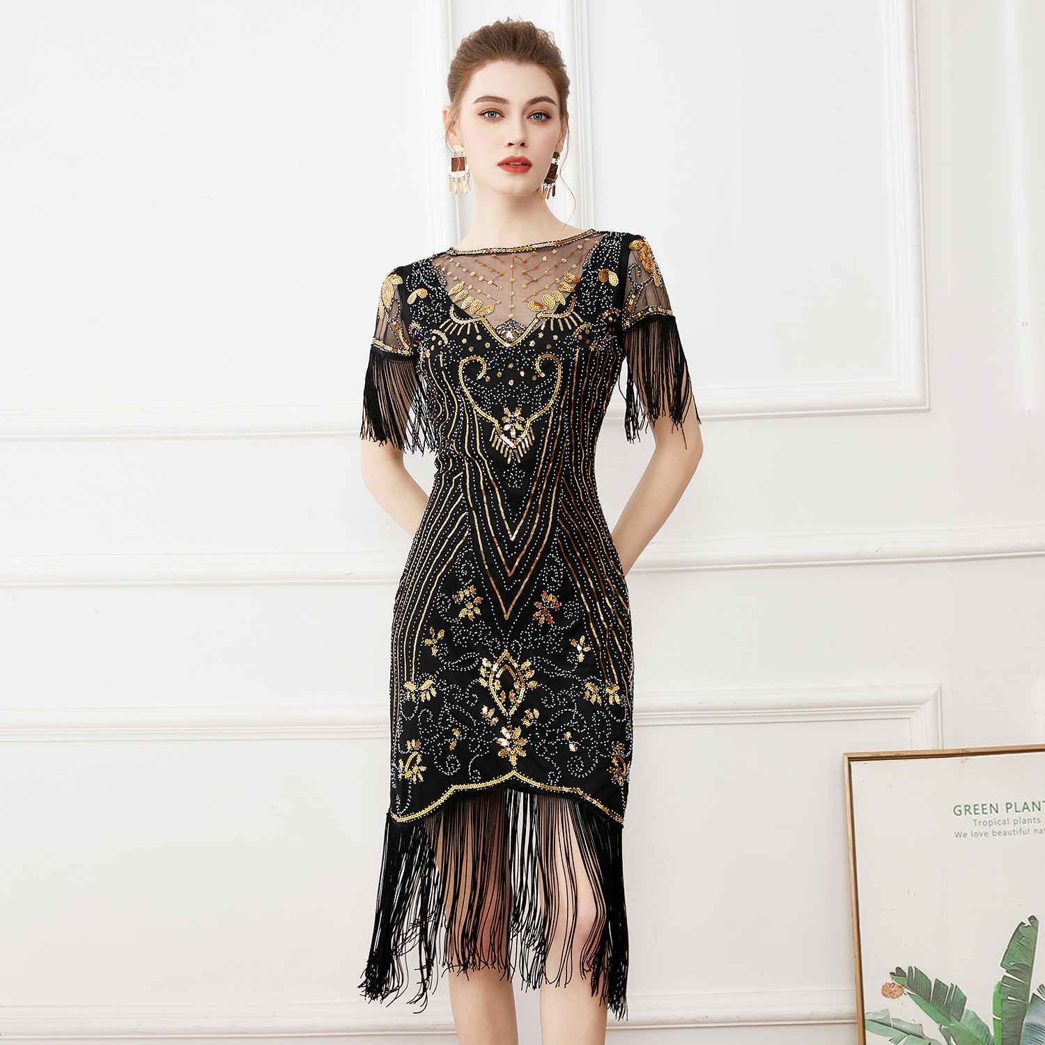 1920s Cosplay Costume Flapper  - Women'S Fashion In The 1920S のレビューと価格
