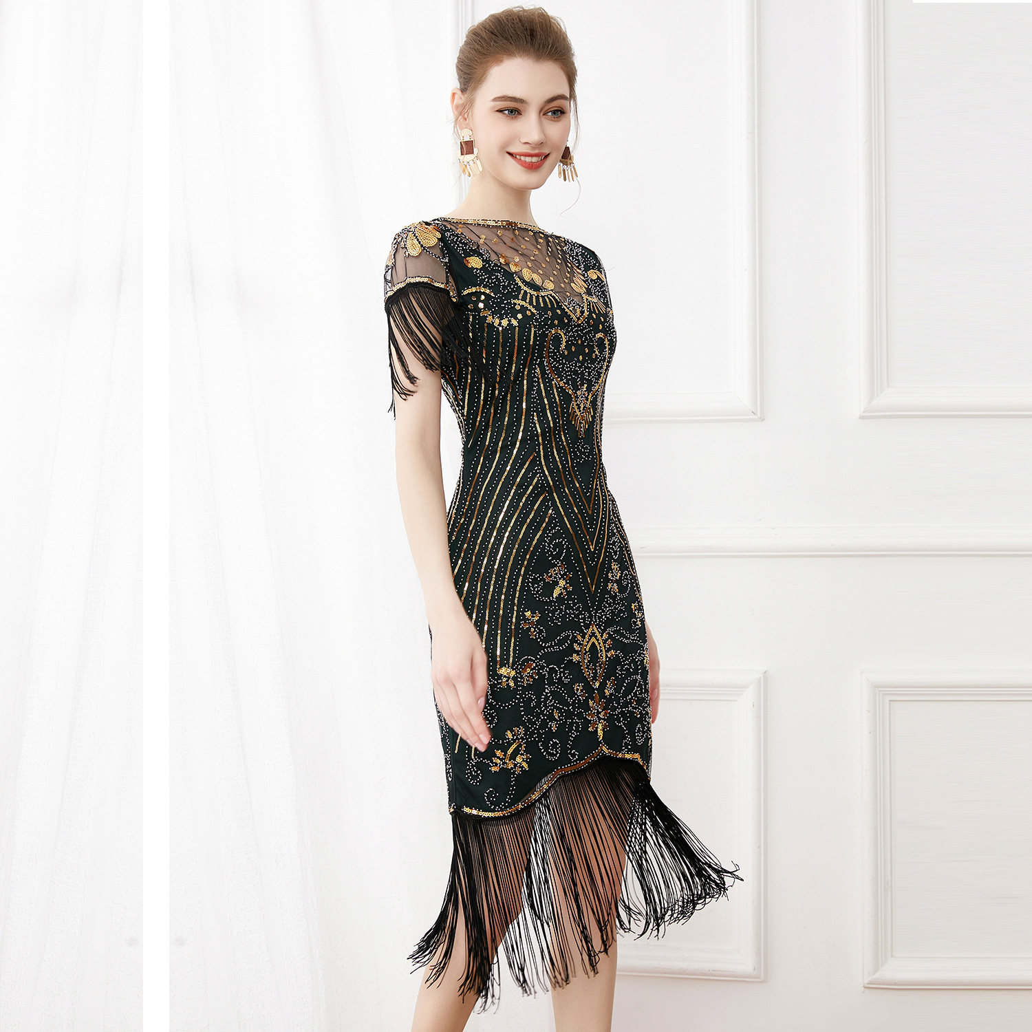 1920s Cosplay Costume Flapper  - Women'S Fashion In The 1920S のレビューと価格