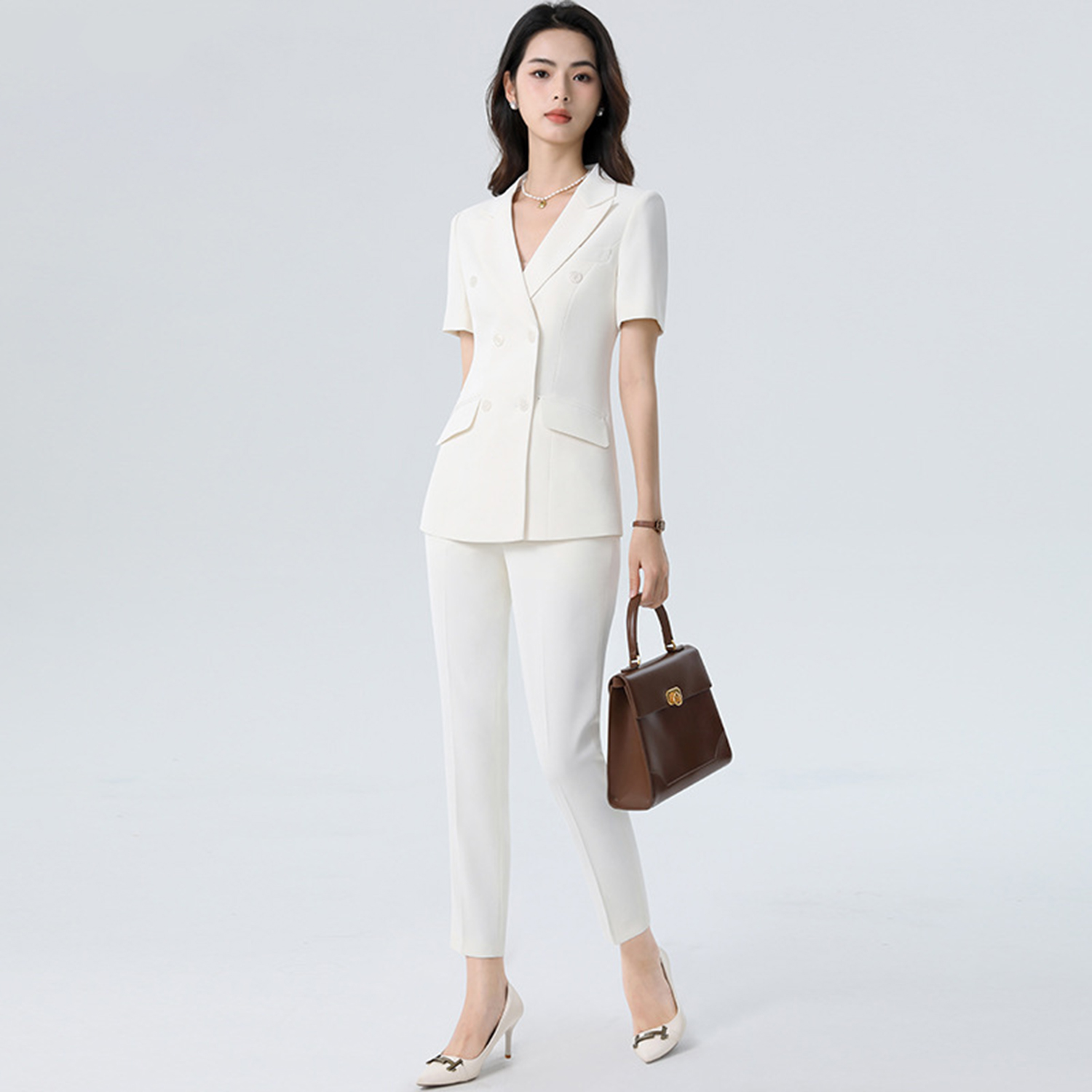 Allingentle White Women's Suit - Women'S Fashion Blazer のレビューと価格