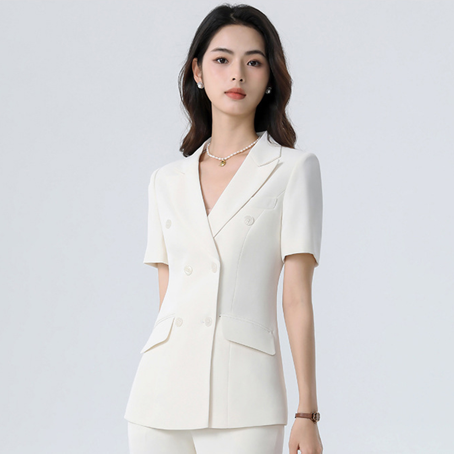 Allingentle White Women's Suit - Women'S Fashion Blazer のレビューと価格