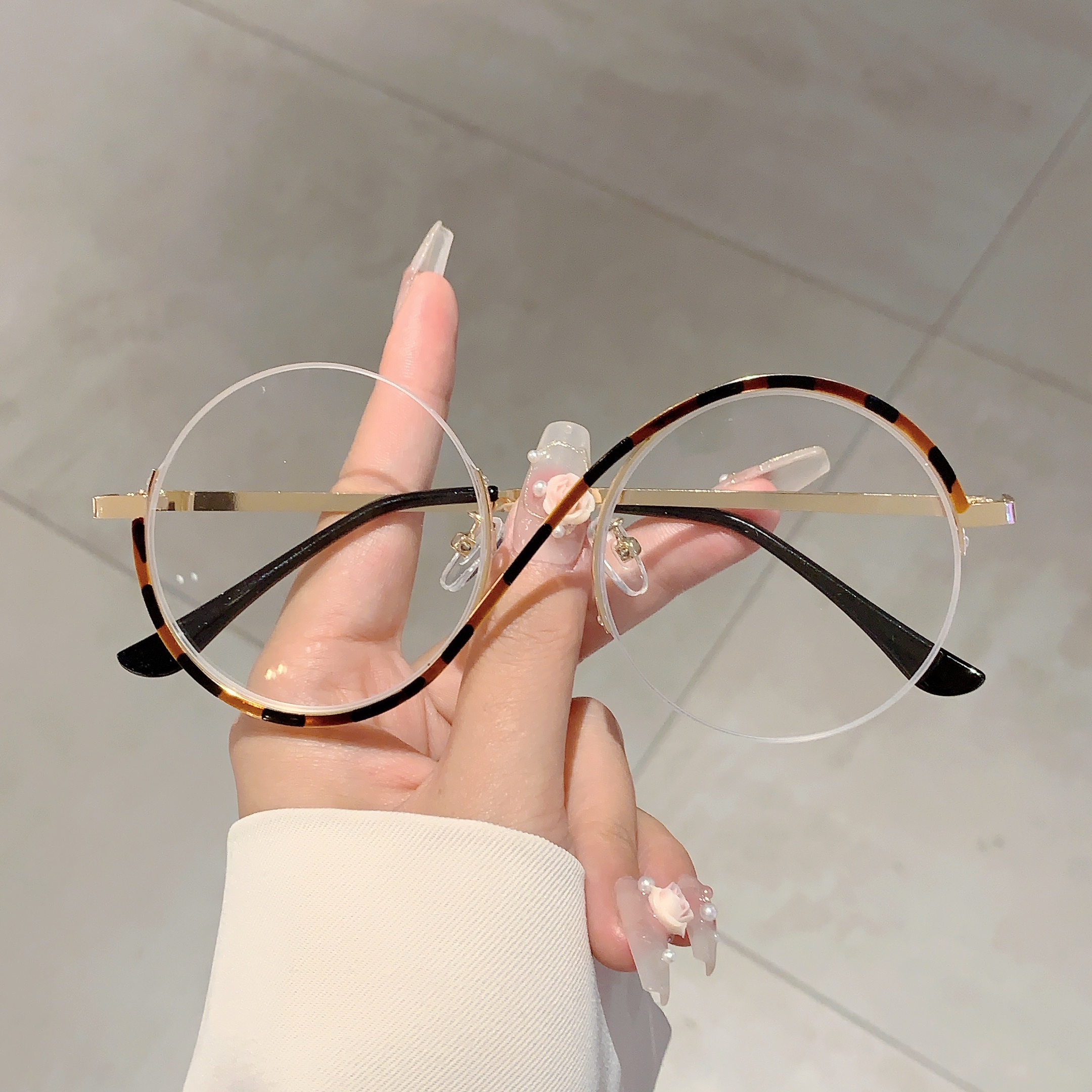 KAMMPT Vintage Round Glasses W - Women'S Fashion Glasses Non Prescription のレビューと価格