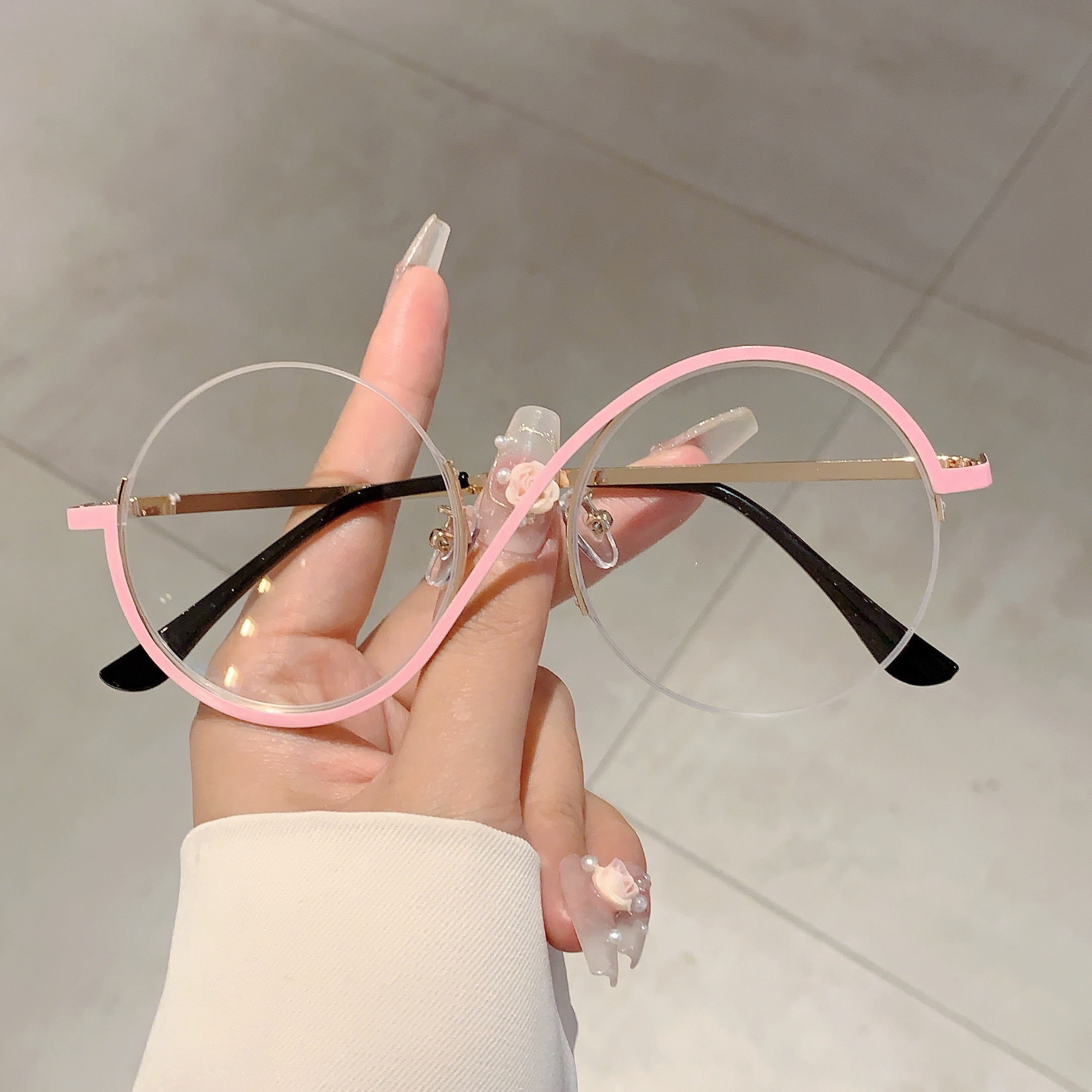 KAMMPT Vintage Round Glasses W - Women'S Fashion Glasses Non Prescription のレビューと価格