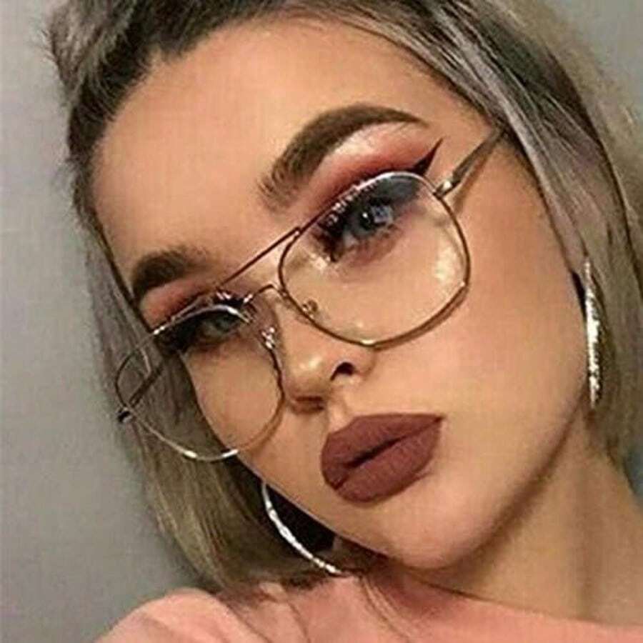Classic Glasses Clear Lens Non - Women'S Fashion Glasses Non Prescription のレビューと価格