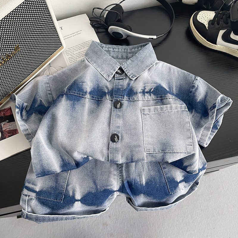 Summer Tie Dye Denim Shirt And - Tie Dye Two Piece のレビューと価格