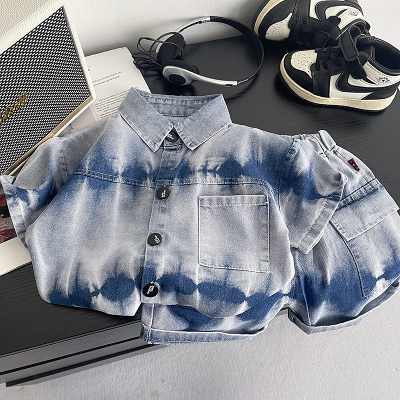 Summer Tie Dye Denim Shirt And - Tie Dye Two Piece のレビューと価格