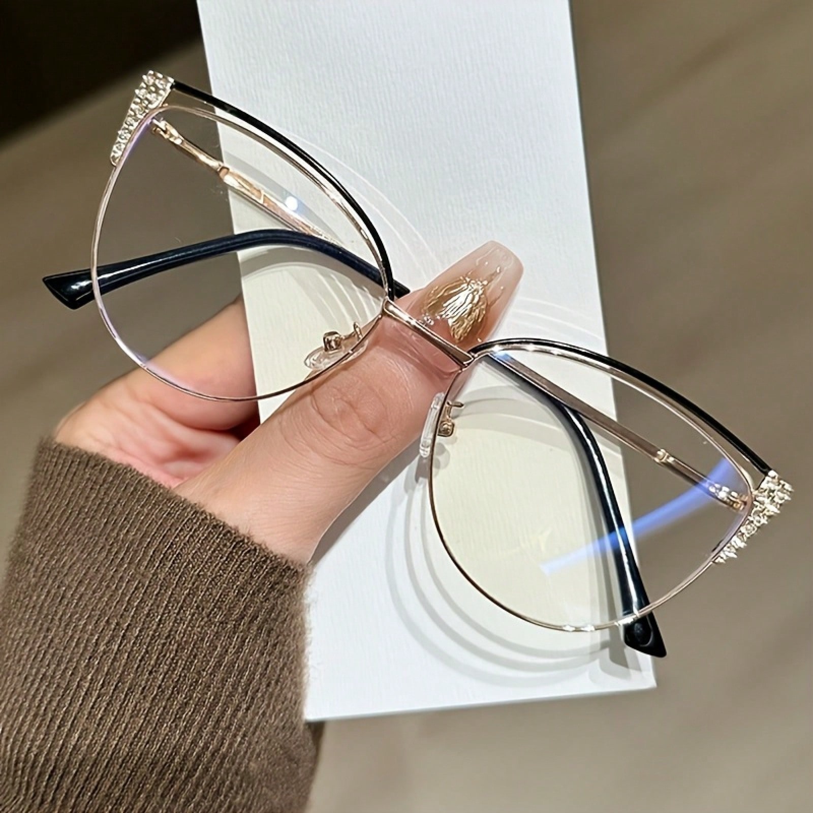 Blue Light Filter Glasses for  - Women'S Fashion Glasses Non Prescription のレビューと価格
