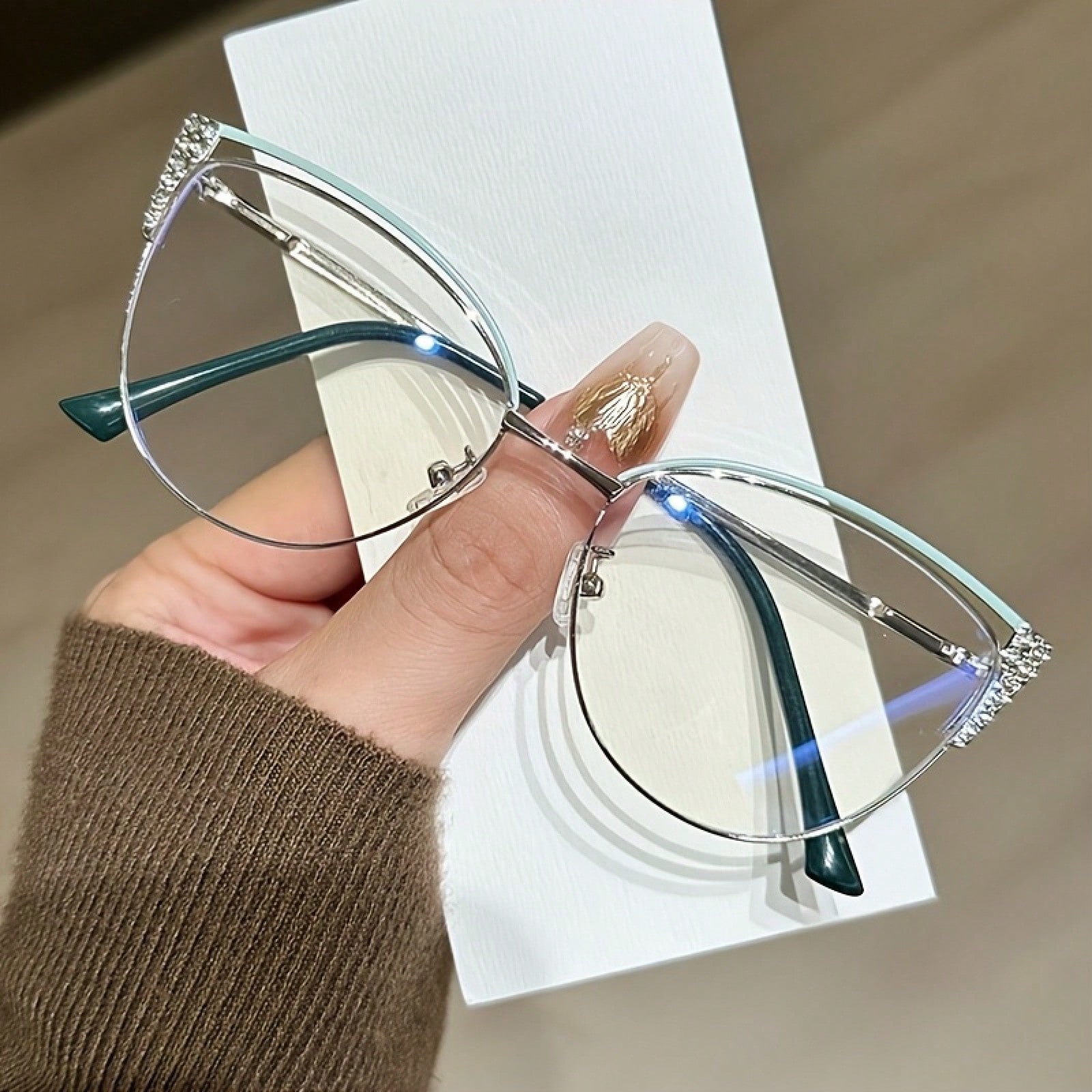 Blue Light Filter Glasses for  - Women'S Fashion Glasses Non Prescription のレビューと価格