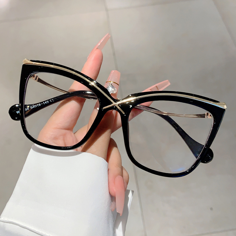 KAMMPT Oversized Cat Eye Eyegl - Women'S Fashion Glasses Non Prescription のレビューと価格