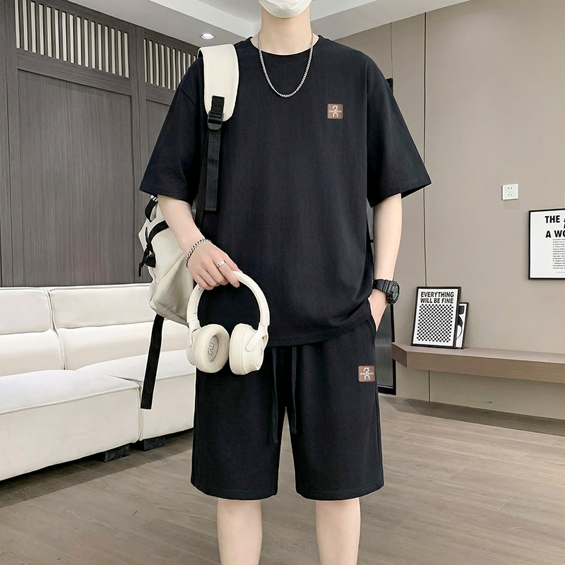 【T-Shirt + 5-Point Shorts】Men' - Tie Dye Two Piece のレビューと価格