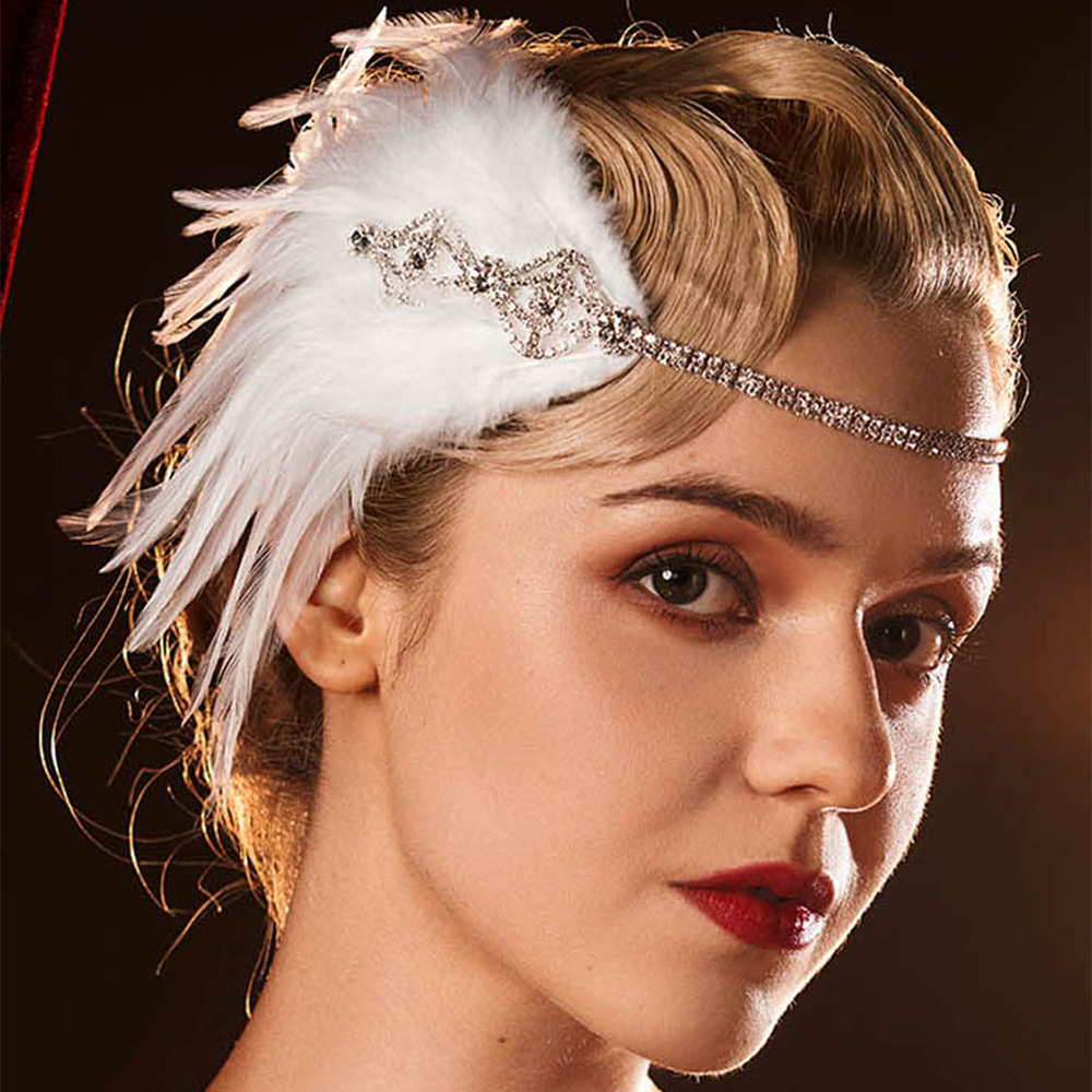 Stonefans Green Flapper Headba - Women'S Fashion In The 1920S のレビューと価格