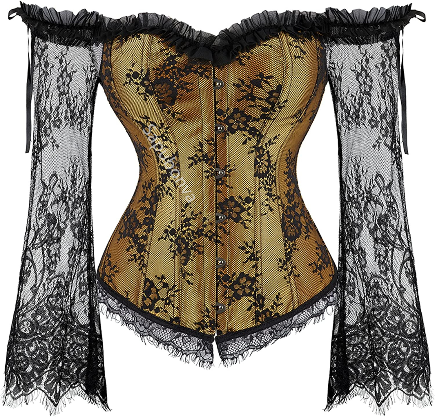 Sapubonva Corset Tops for Wome - Women'S Fashion Victorian のレビューと価格