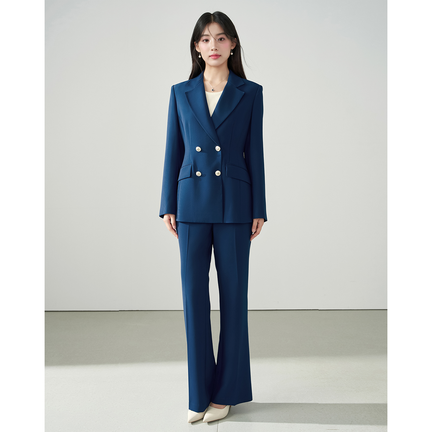 Allingentle Blue Women's 2 Pie - Women'S Fashion Blazer のレビューと価格