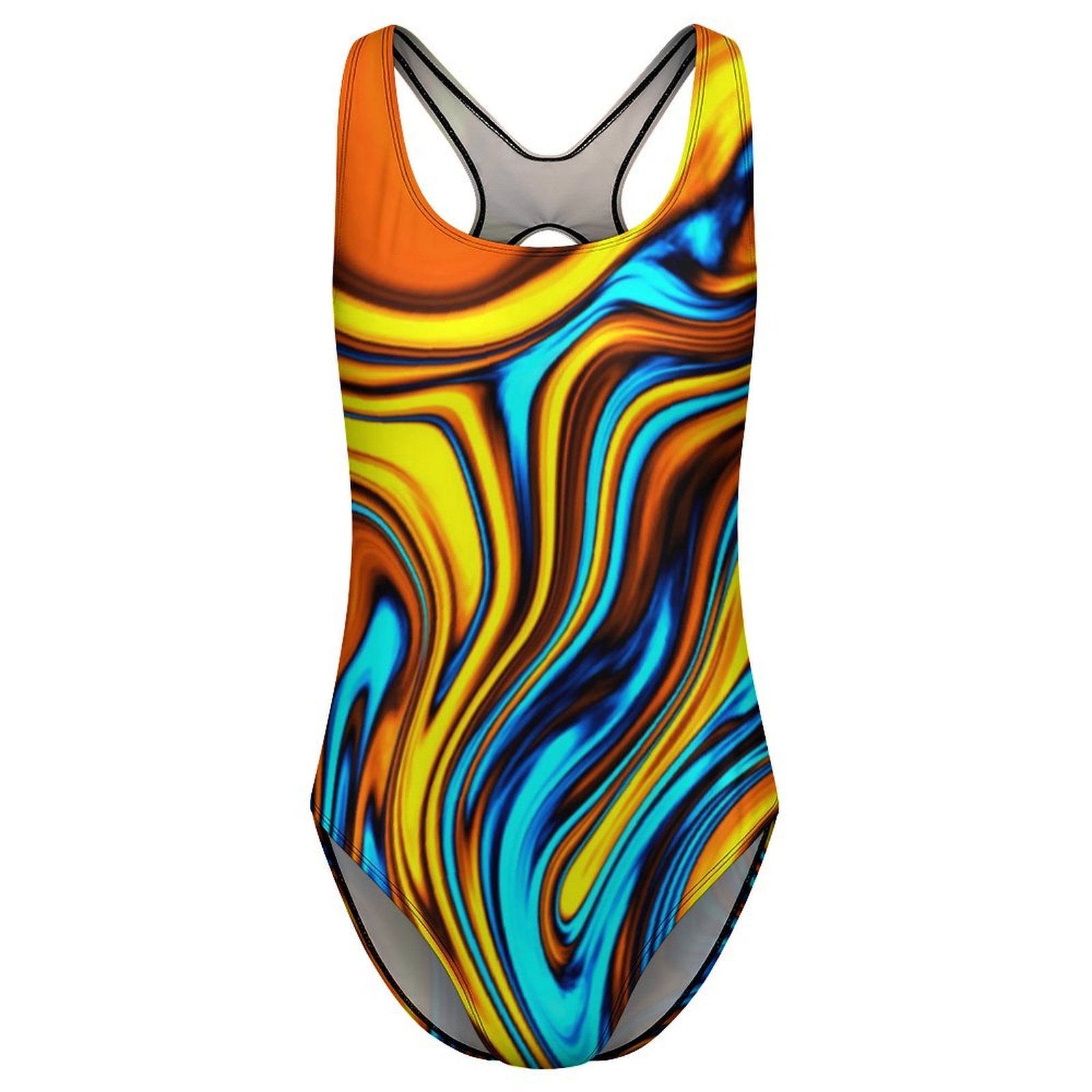 Golden Retro 60s Swimsuit Abst - Women'S Fashion In The 60S のレビューと価格