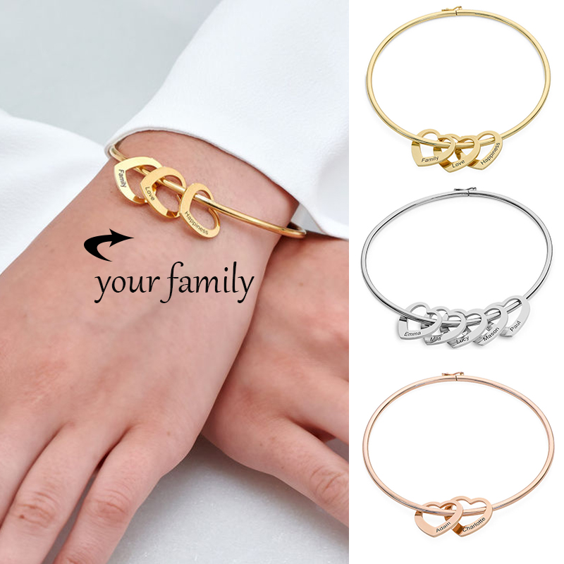 Customized Heart Charm Bracele - Women Fashion Name Ideas のレビューと価格
