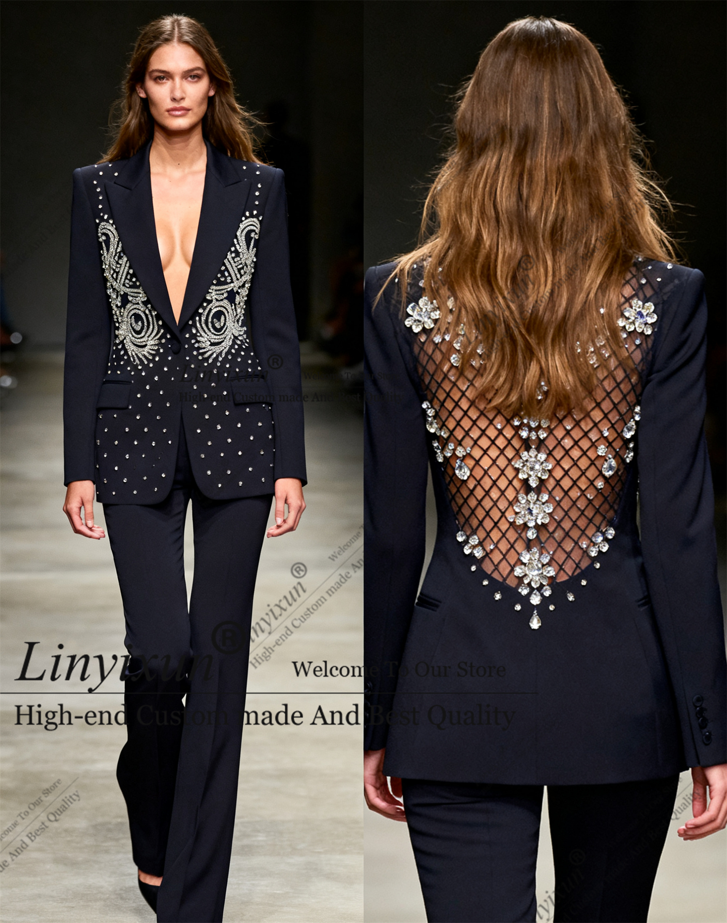 Customized Fashionable Shiny D - Women'S Fashion Blazer のレビューと価格