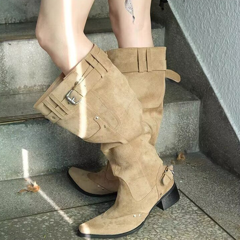 Pointed Toe Women High Boots D - Women'S Fashion Trends のレビューと価格