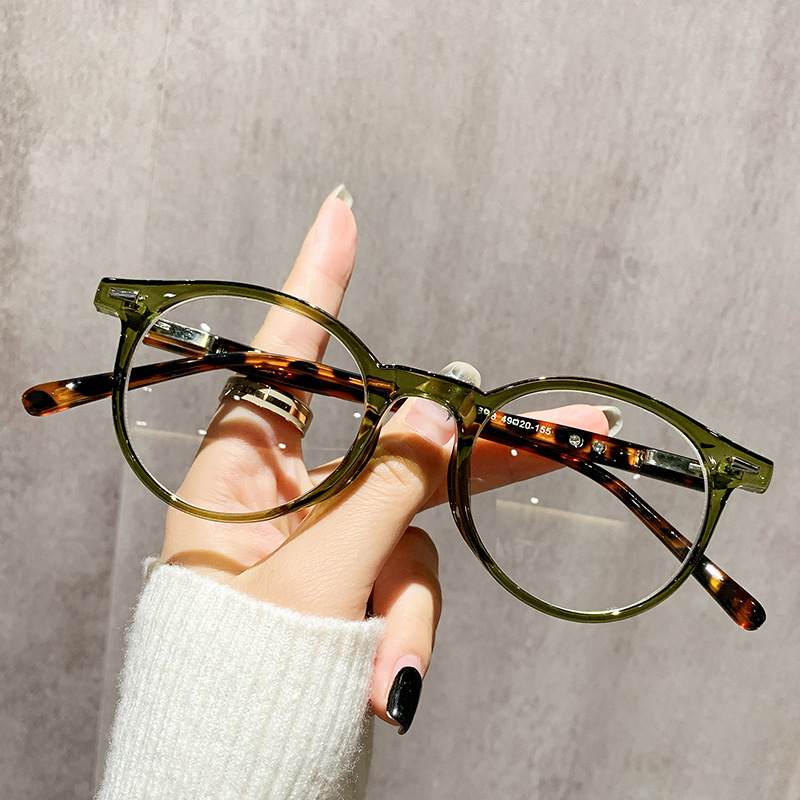 Retro Ultralight Frame Blue Li - Women'S Fashion Glasses Non Prescription のレビューと価格