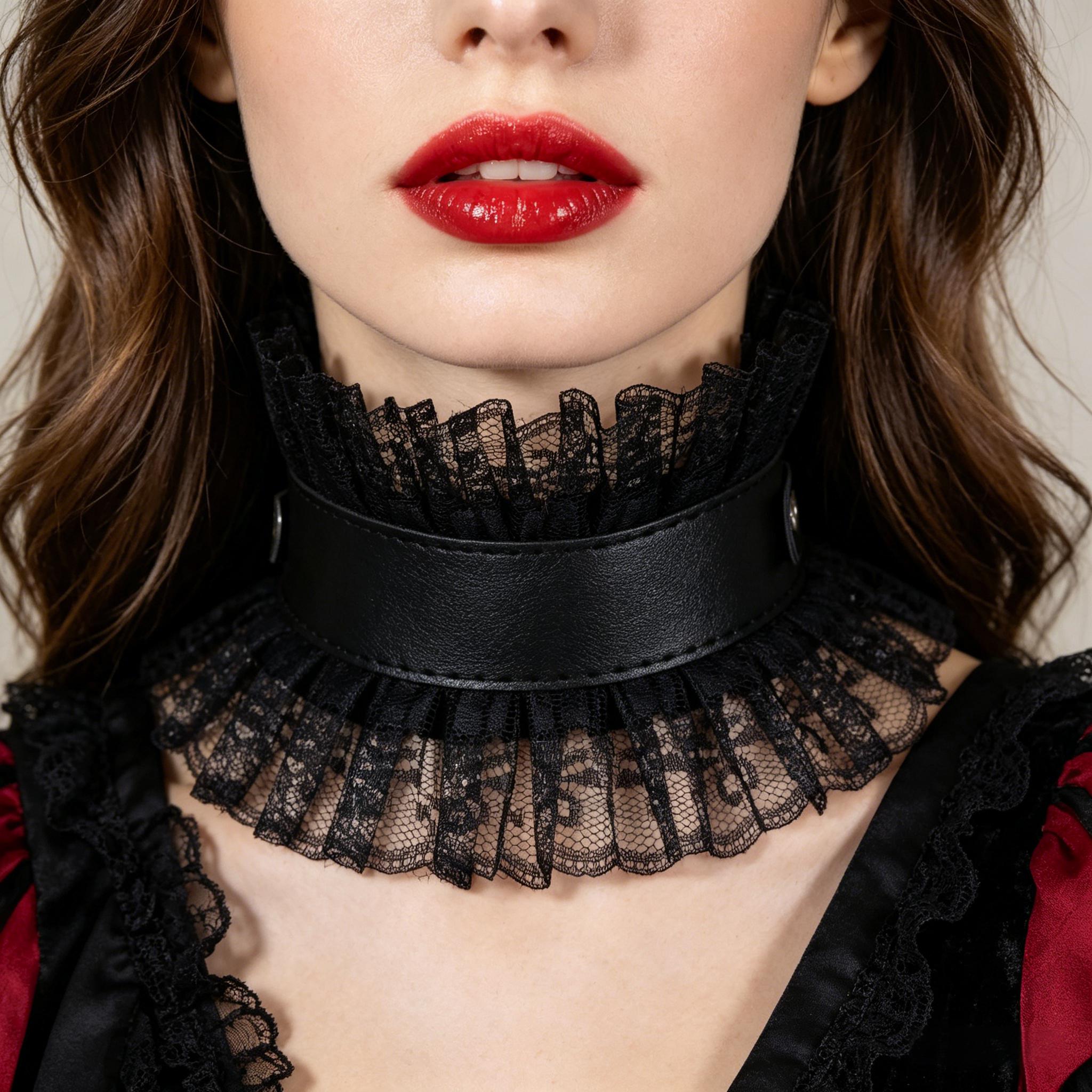 Women Vintage Fake Collar Goth - Women'S Fashion Victorian のレビューと価格