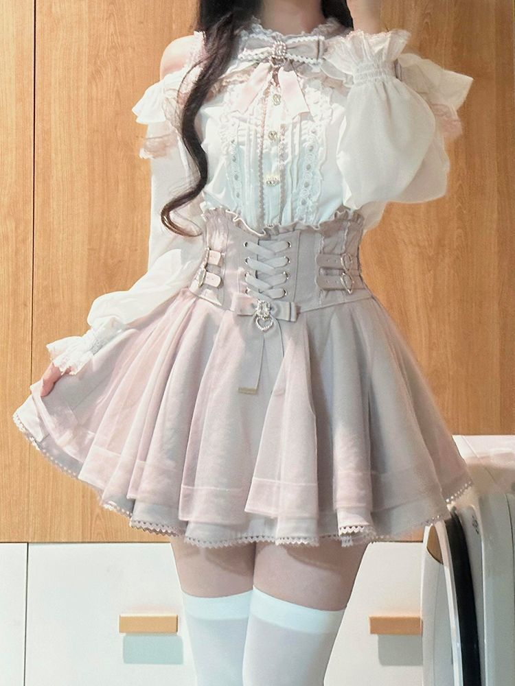 Japanese Sweet Lolita Women Bo - Longline Cardigan Knit のレビューと価格