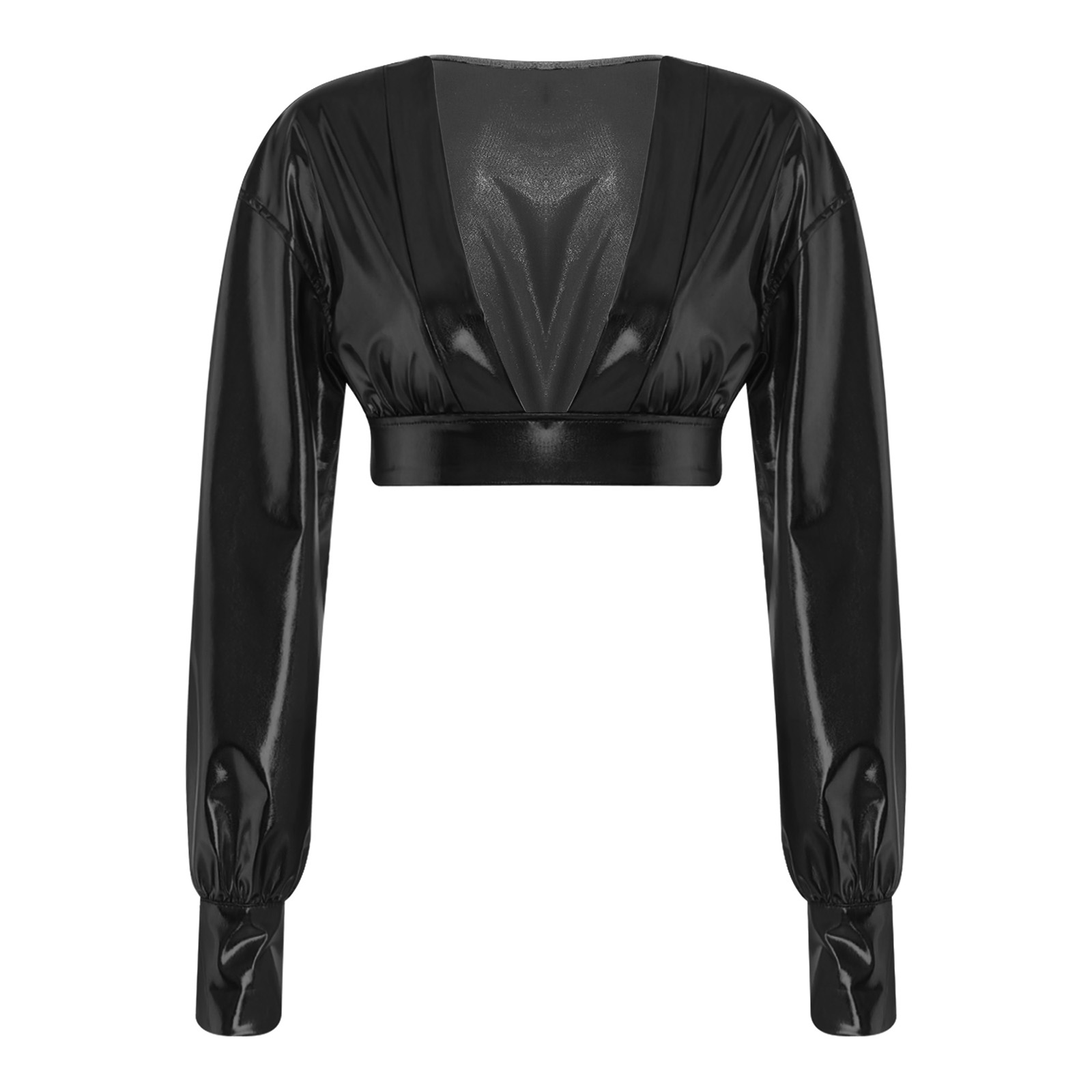 Womens Y2K Metallic Shiny Hip  - Women Top Fashion のレビューと価格
