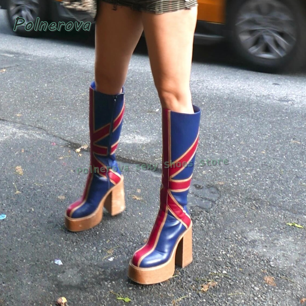 Union Jack Platform Fashion Bo - Women Fashion Trend 2025 のレビューと価格