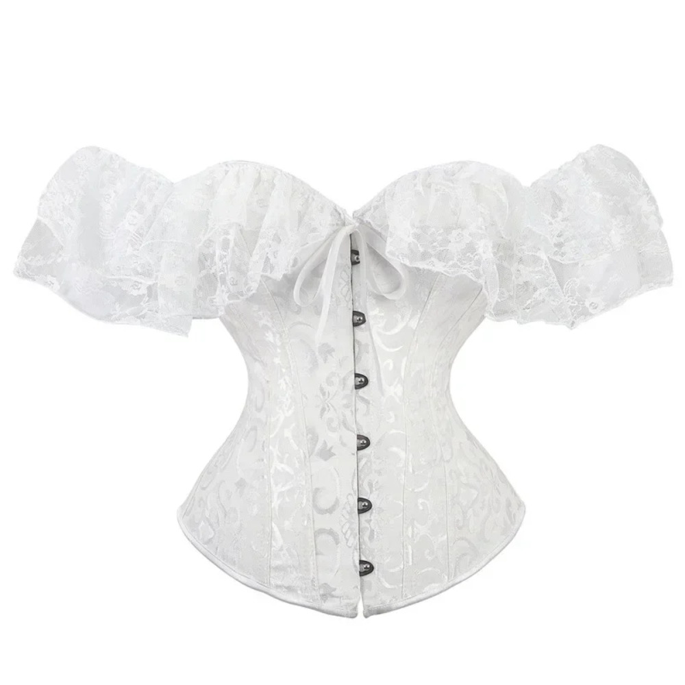 Fashion Lace Short Sleeves Ove - Women'S Fashion Victorian のレビューと価格