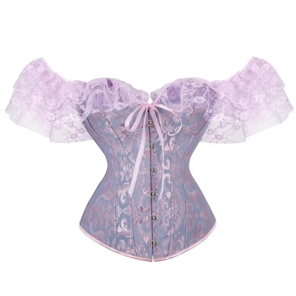 Fashion Lace Short Sleeves Ove - Women'S Fashion Victorian のレビューと価格